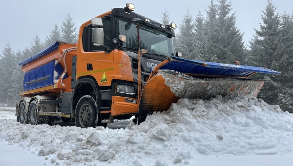Leden byl pro silničáře pestrý: sníh, ledovka i běžné práce
